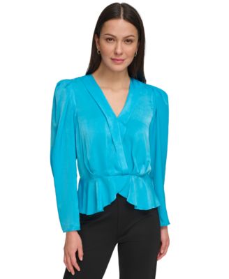 Dkny peplum top deals