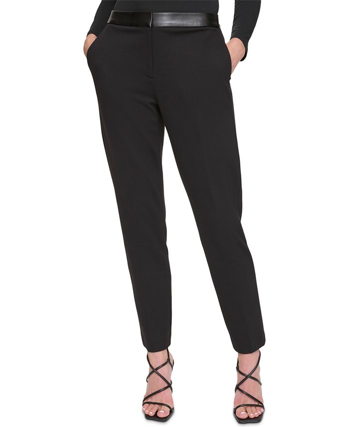Dkny leather pants online