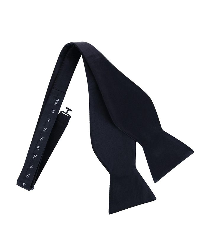 TRAFALGAR Sutton Solid Color Silk Self-Tie Bow Tie - Macy's