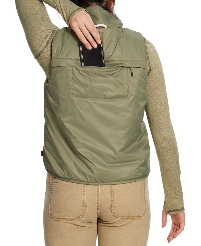 Bass Outdoor Women's Route Hiking Faux Sherpa Vest Brown Size Small