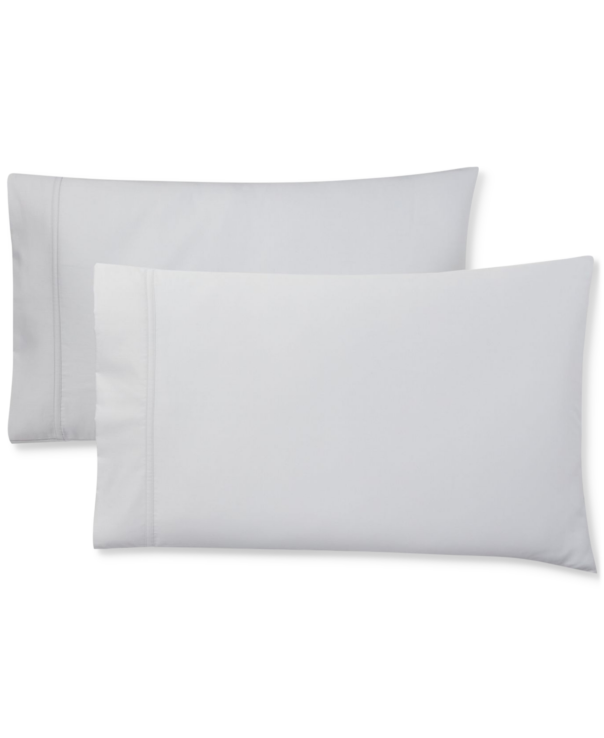 Lauren Ralph Lauren Spencer 475 Thread Count Cotton Sateen Pillowcase Pair, King In Soft Grey