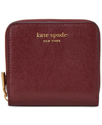 kate spade new york - Morgan Saffiano Leather Small Compact Wallet