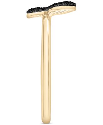 Diamond Butterfly Ring (1/6 ct. t.w.) in 14k Gold, Created for Macy's (Also Available in Black Diamond)