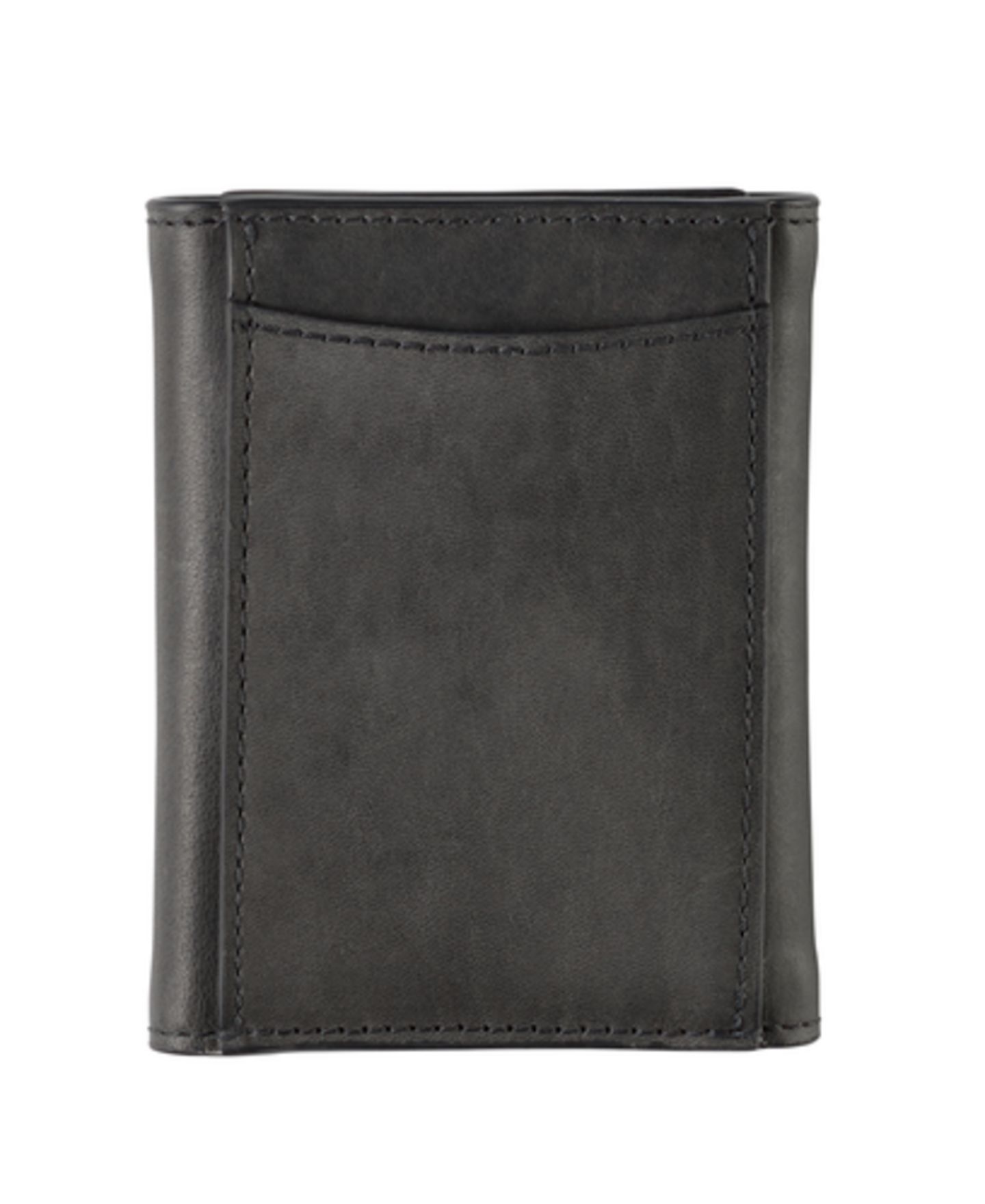 Мужской кошелёк Johnston & Murphy Rhodes Trifold Wallet, цвет: Чёрный кожаный — фото 2