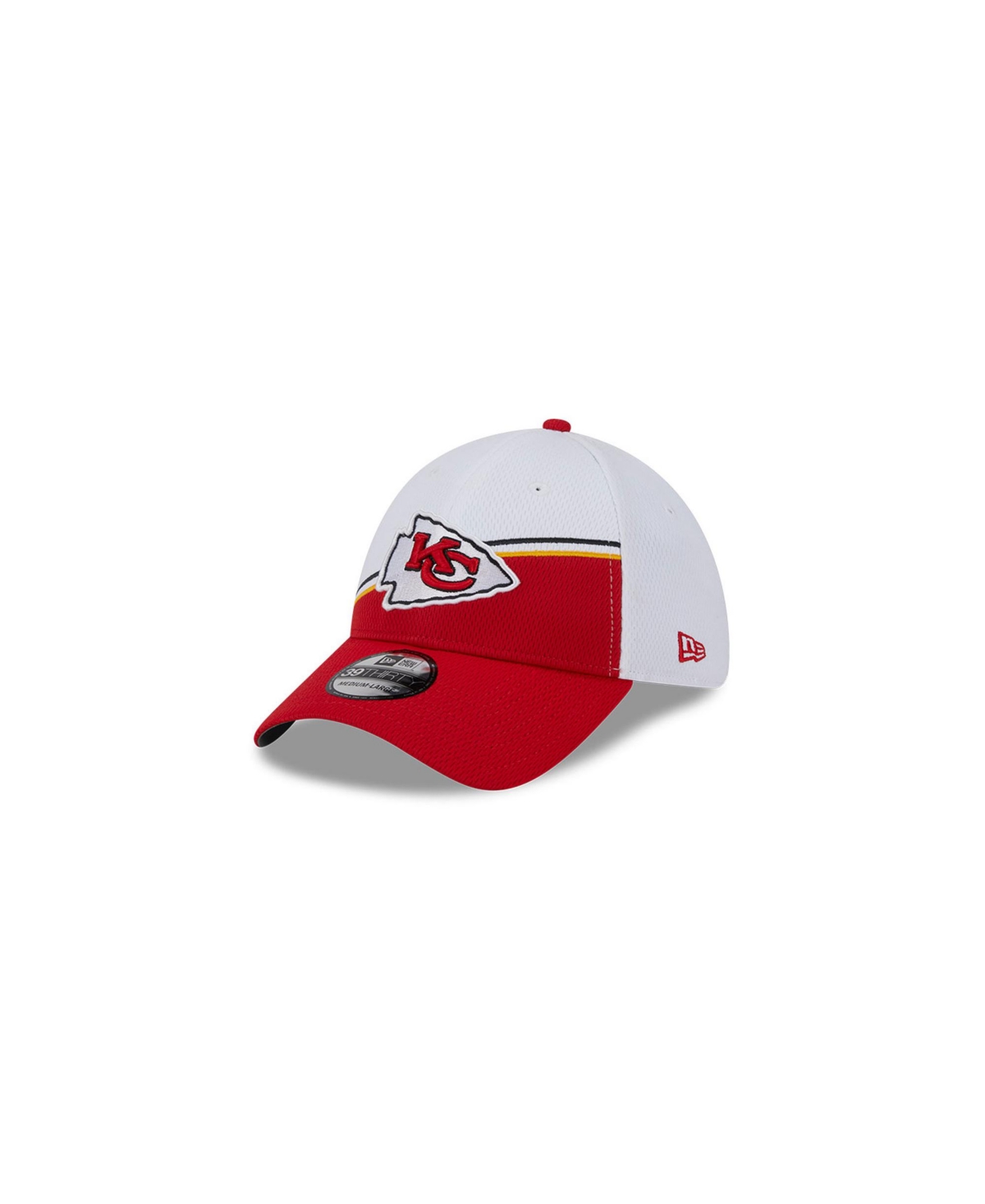 Shop New Era Men's  White, Red Kansas City Chiefs 2023 Sideline 39thirty Flex Hat In White,red