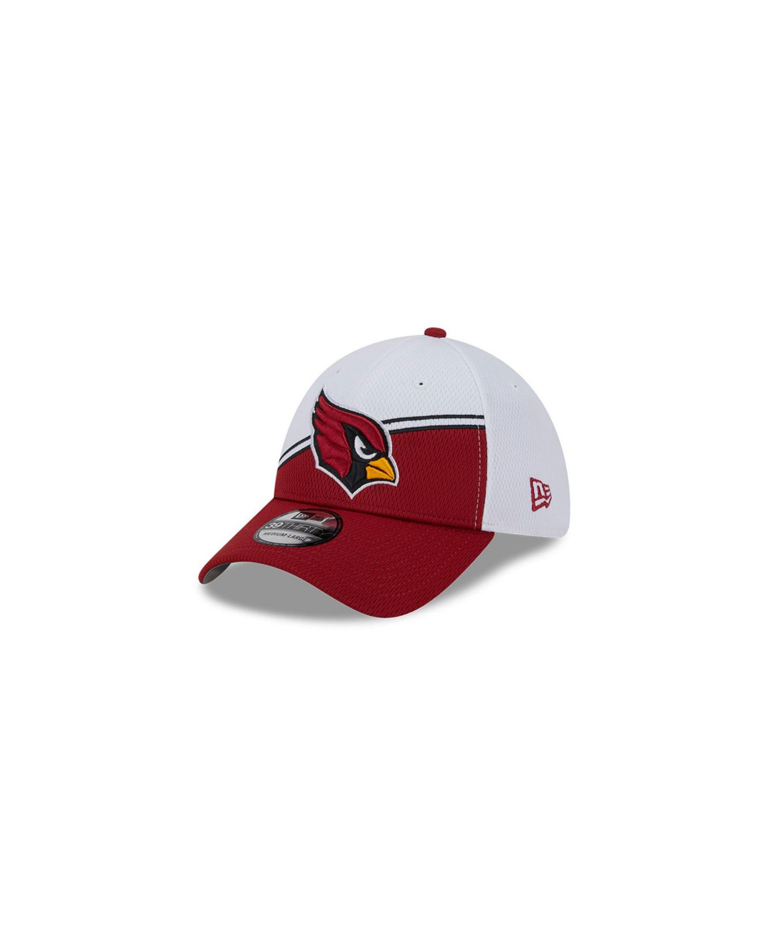 Men's White, Cardinal Arizona Cardinals 2023 NFL Sideline 39THIRTY Flex Hat