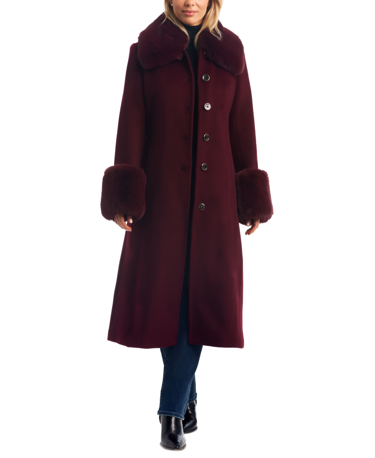 Vince modern wool blend coat store