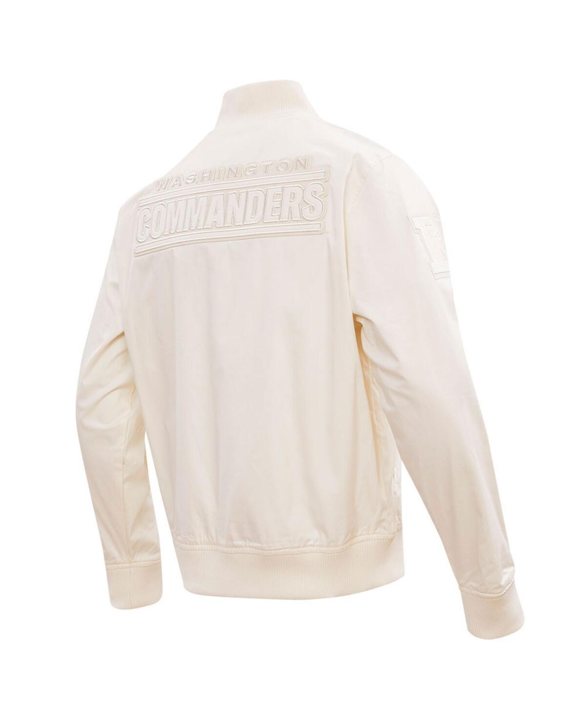 Shop Pro Standard Men's  Cream Washington Commanders Neutral Full-zip Jacket