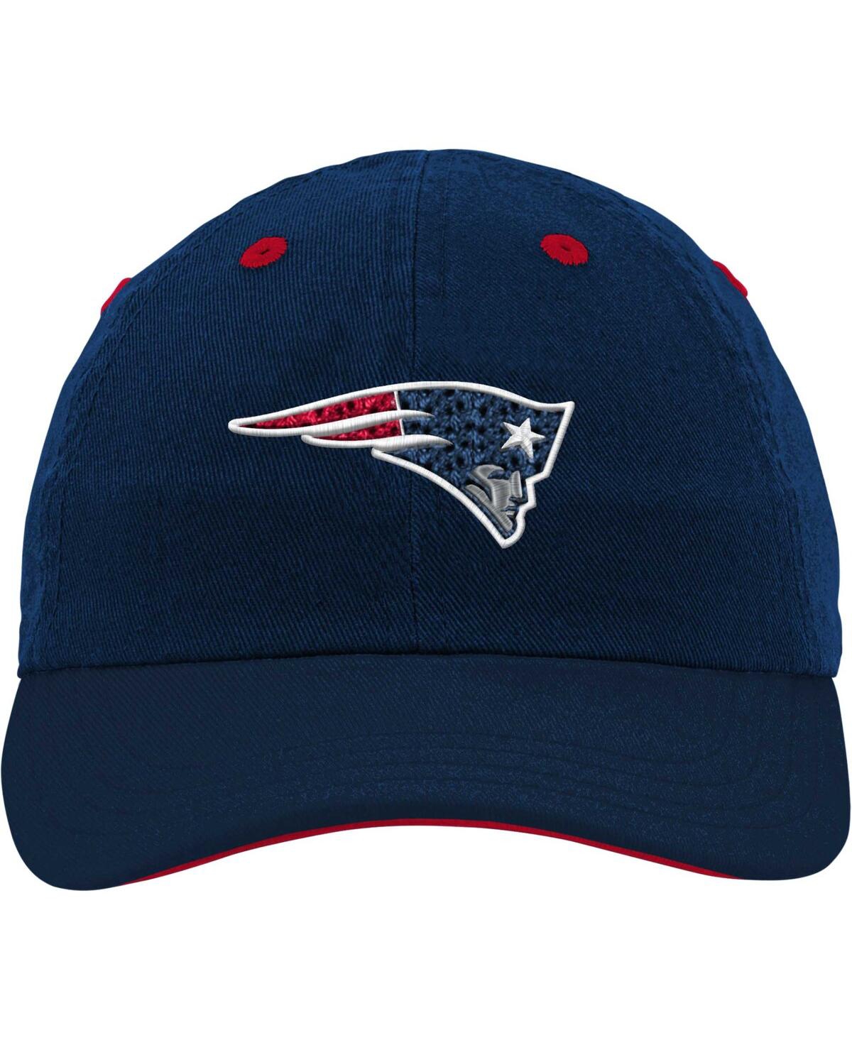 Outerstuff Infant Boys And Girls Navy New England Patriots Team Slouch Flex Hat In Navy