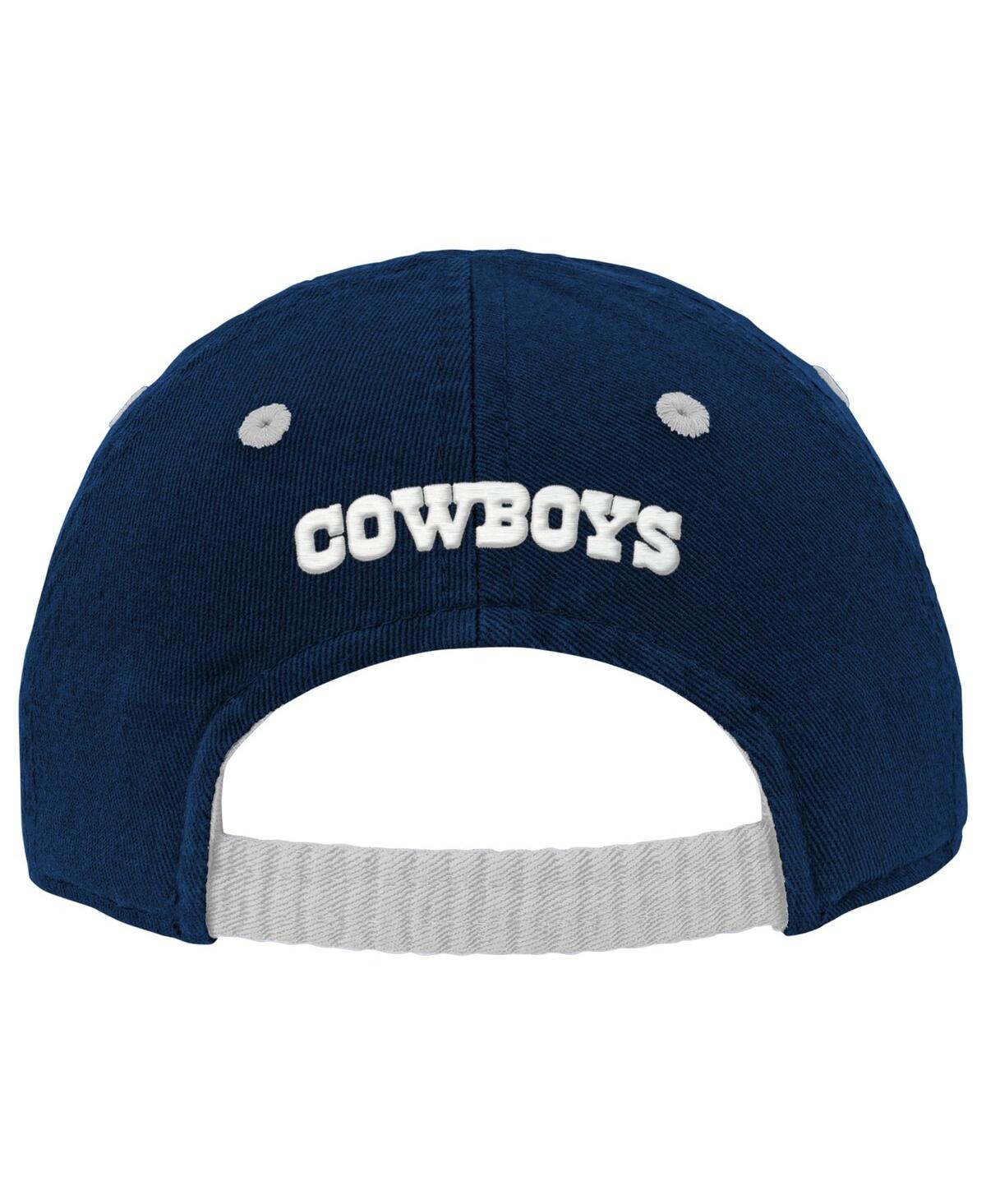Outerstuff Infant Boys And Girls Navy Dallas Cowboys Team Slouch Flex Hat In Navy