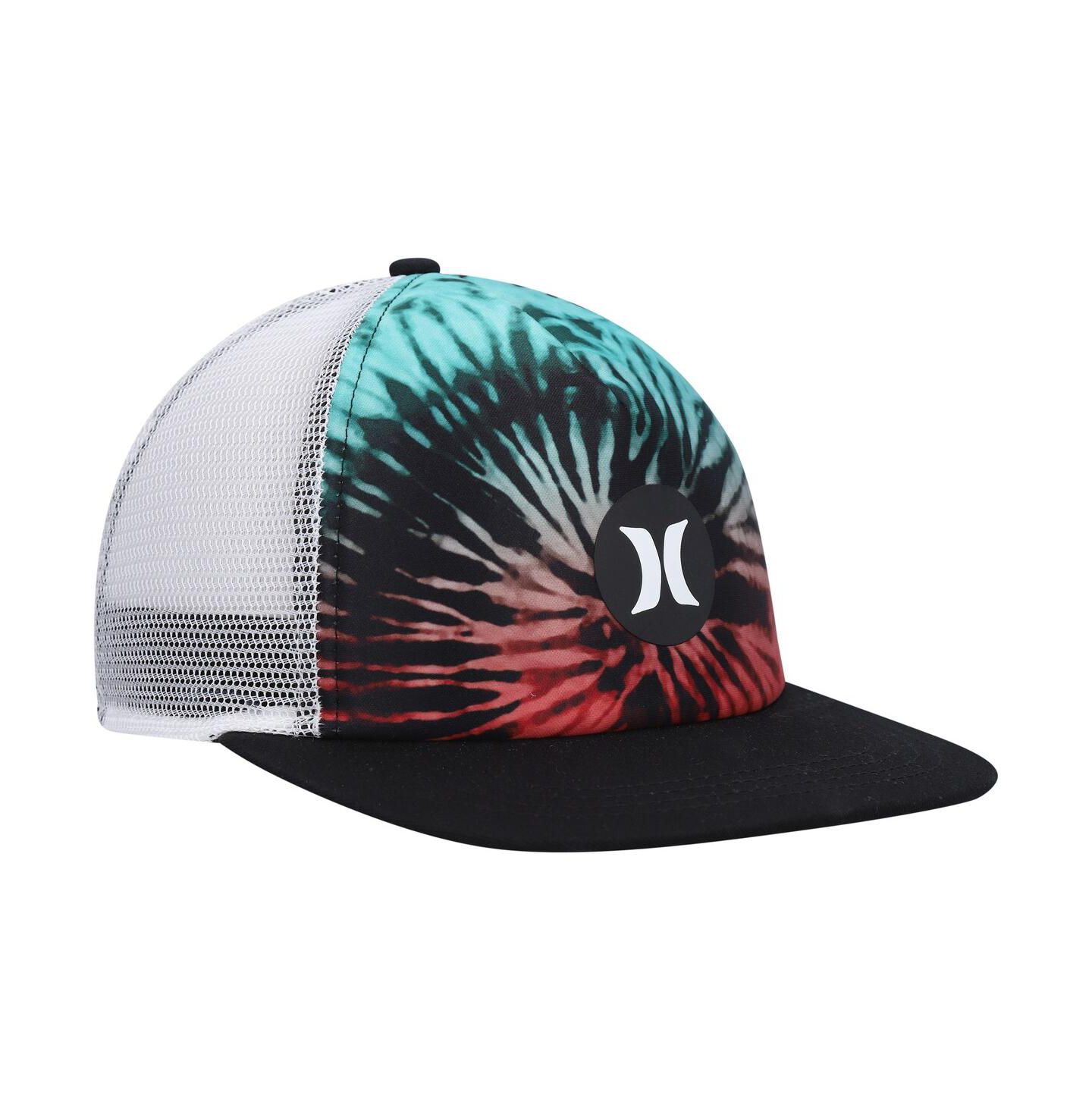 Мужская кепка Hurley Black, White Balboa Trucker Snapback Hat — фото 4