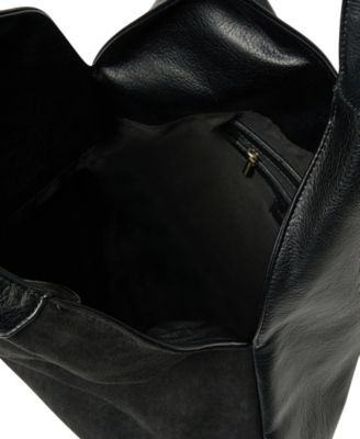 Lenora Faux Leather Hobo Bag