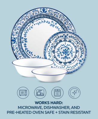 Portofino 16 Pc. Dinnerware Set, Service for 4