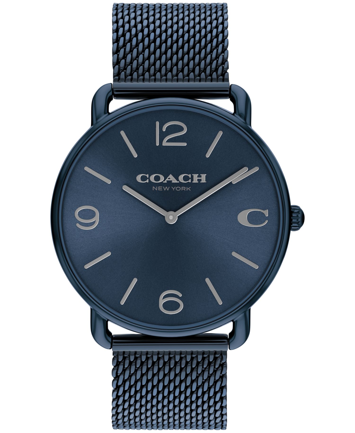 Unisex Elliot Blue Stainless Steel Mesh Bracelet Watch 41mm