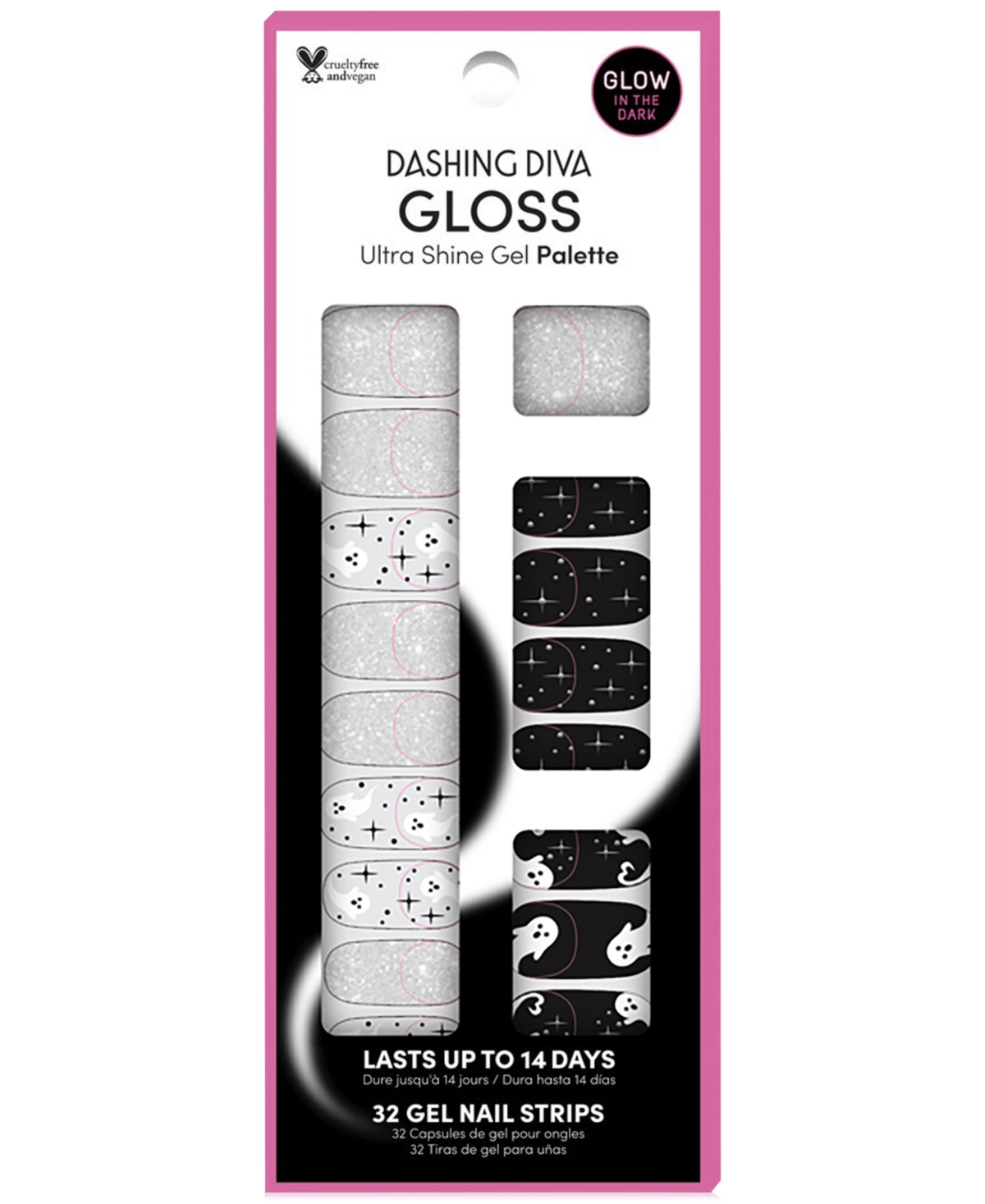 Dashing Diva Gloss Ultra Shine Gel Palette - Ghostly Touch In Silver