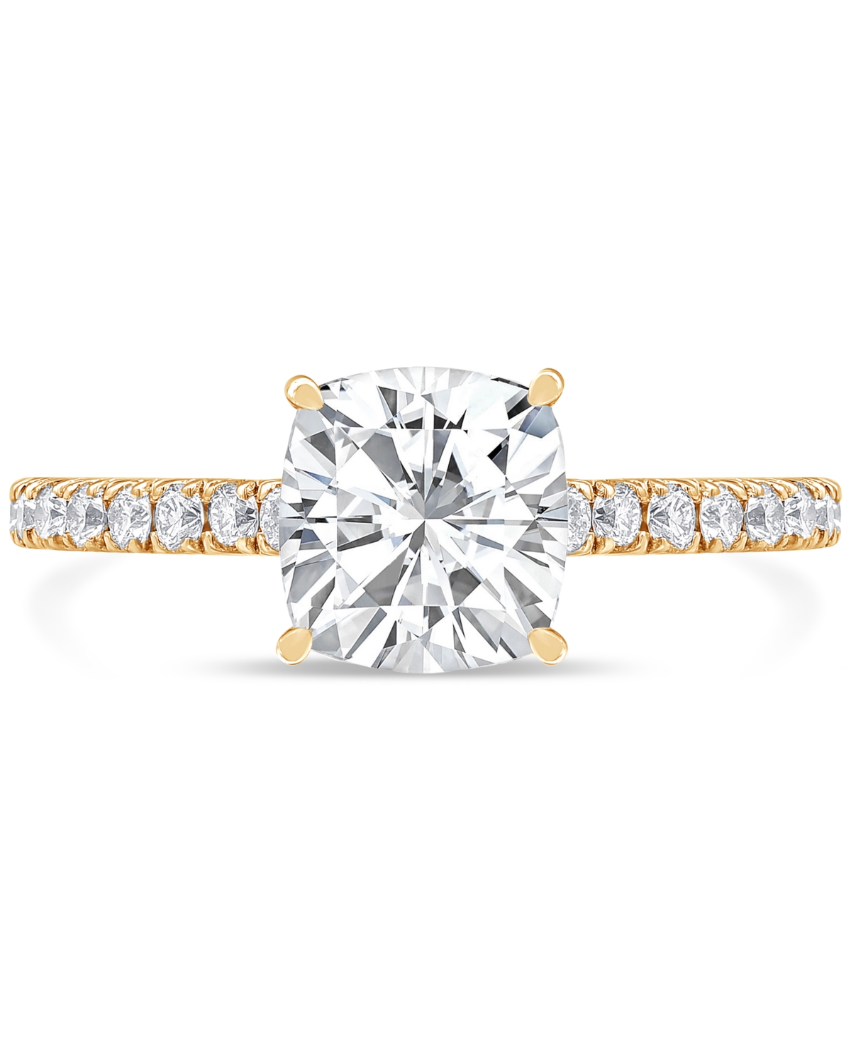 Badgley Mischka Certified Lab Grown Diamond Engagement Ring (2-1/2 ct. t.w.) in 14k Gold