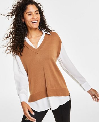 Petite deals sweater vest