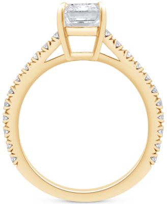 Badgley Mischka Certified Lab Grown Diamond Engagement Ring (2-1/2 ct. t.w.) in 14k Gold