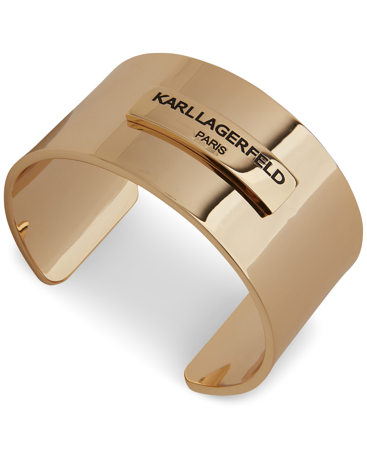Women's Gold-Tone Logo Cuff Bracelet - Gold