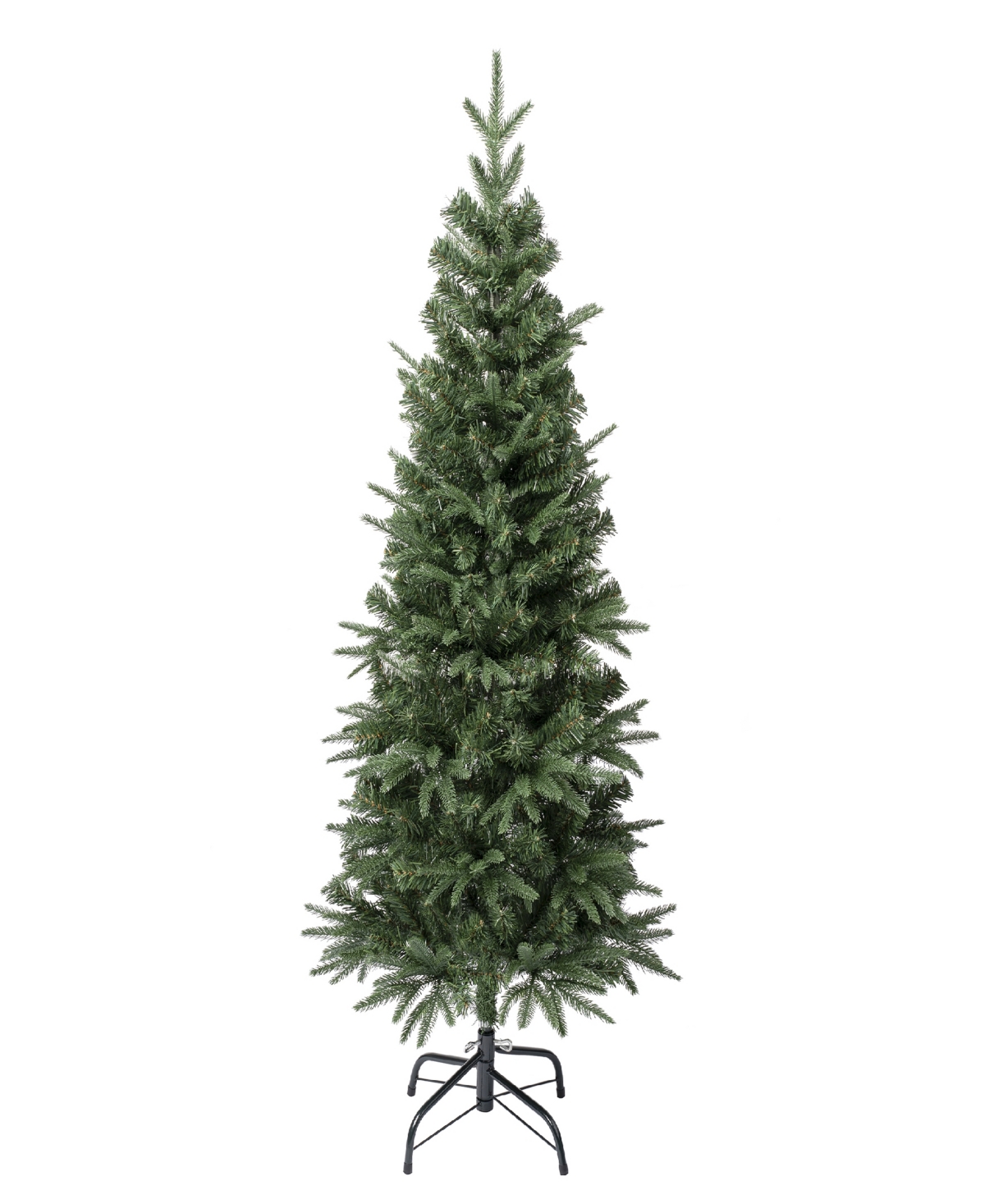 National Tree Company 4.5 ft.Feel-Real Duxbury LightSlim Mixed Hinged Tree - Green