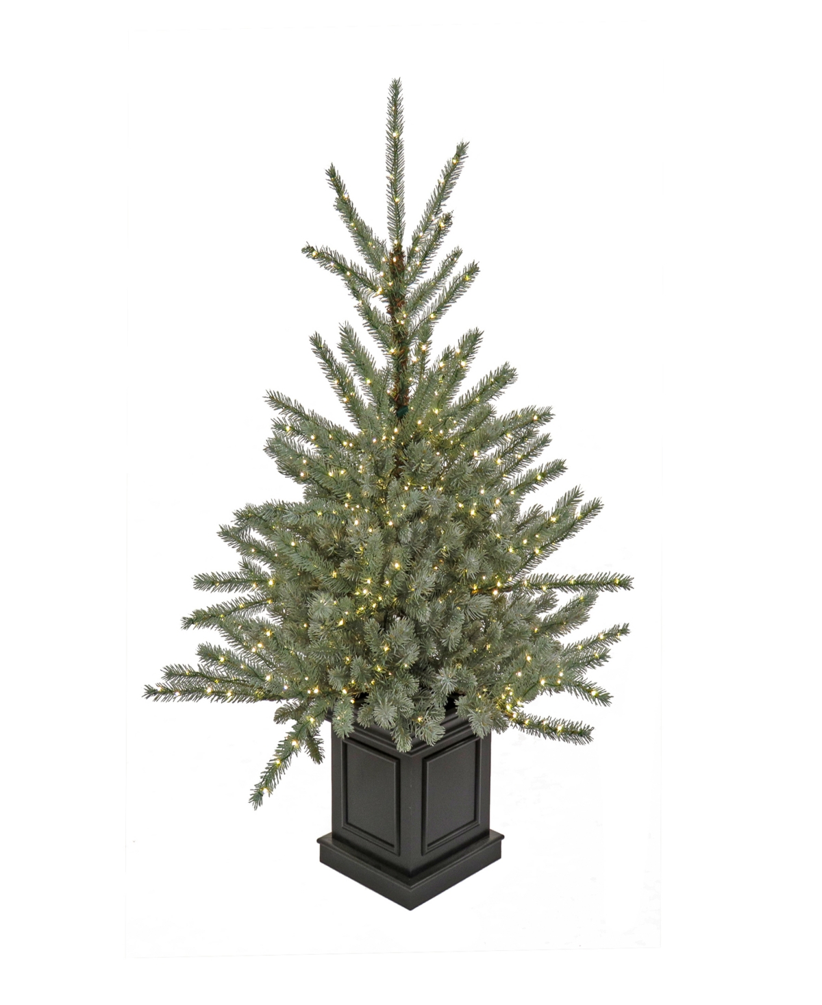 National Tree Company 4' Pre-lit Christmas Evergreen Entrance Tree In Blue