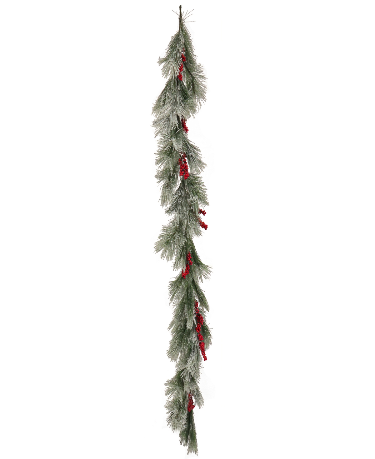 National Tree Company Snowy Pine Berry Plastic Garland