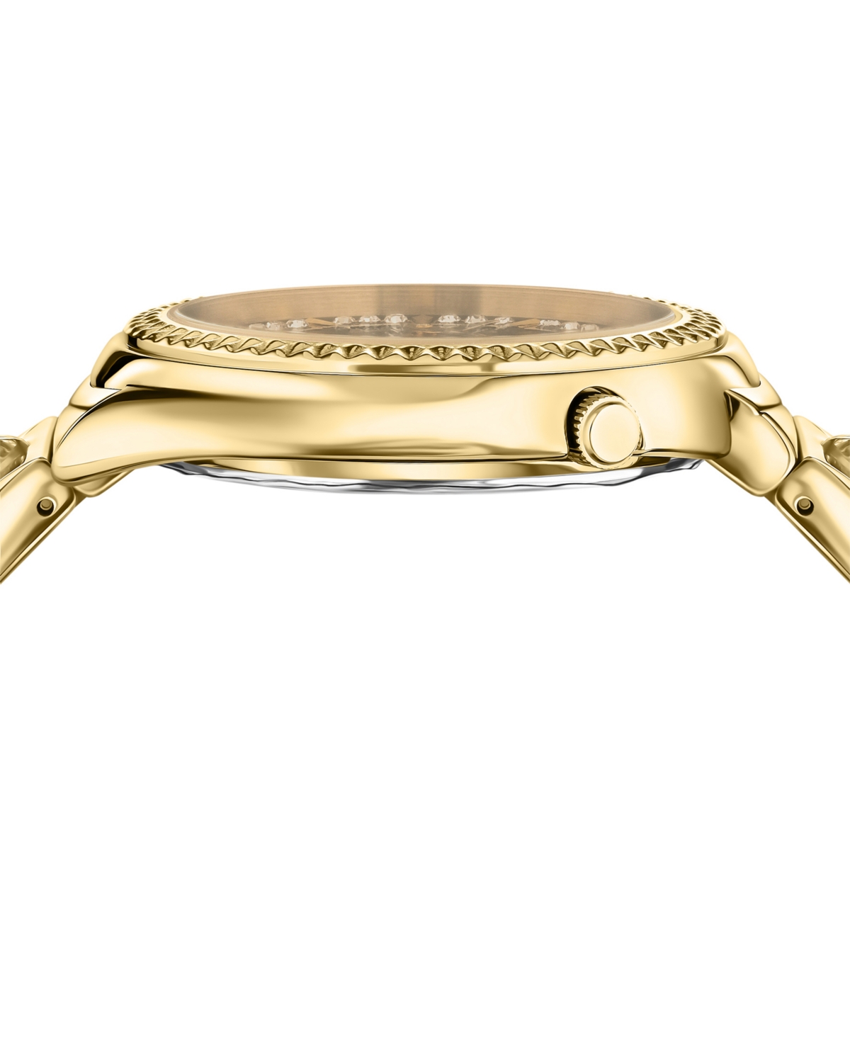 Versus Versace Women's 2 Hand Quartz Tortona CrystalTone Stainless Steel Bracelet Watch 38mm - Gold