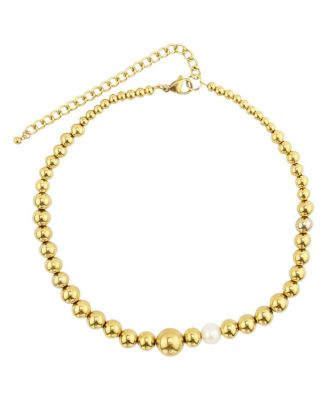 Kai Beaded Necklace - Gold 58$