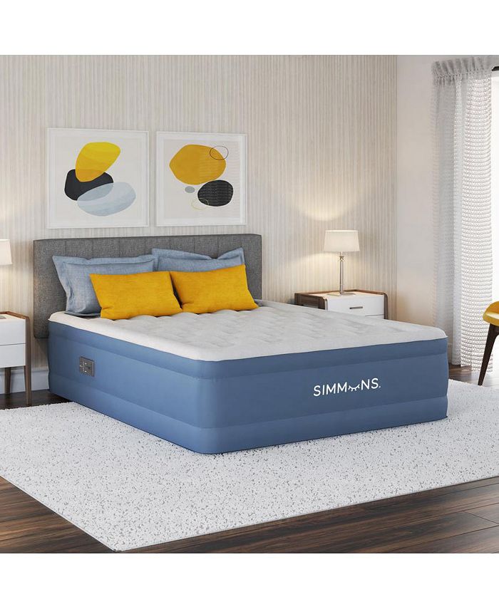 Simmons Rest Aire 17" Inflatable Air Mattress with BuiltIn Pump, Twin