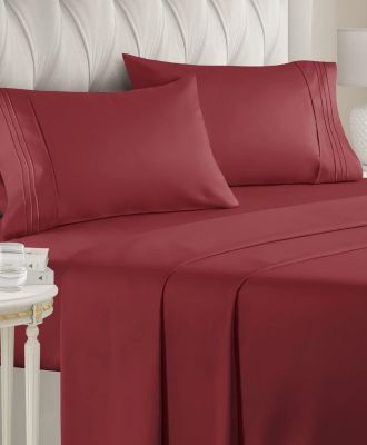 4 Piece Microfiber Sheet Set - Full