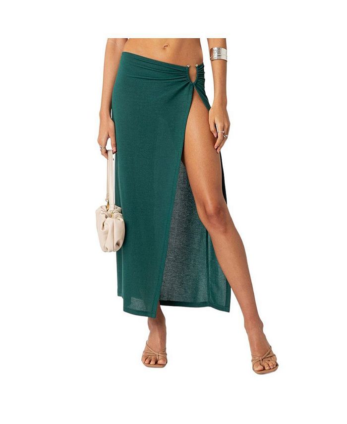 Edikted Women's Nyssa Wrap Midi Skirt - Macy's