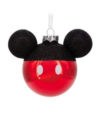 Hallmark Christmas Ornament Disney Mickey Mouse Icon Blown Glass - Macy's