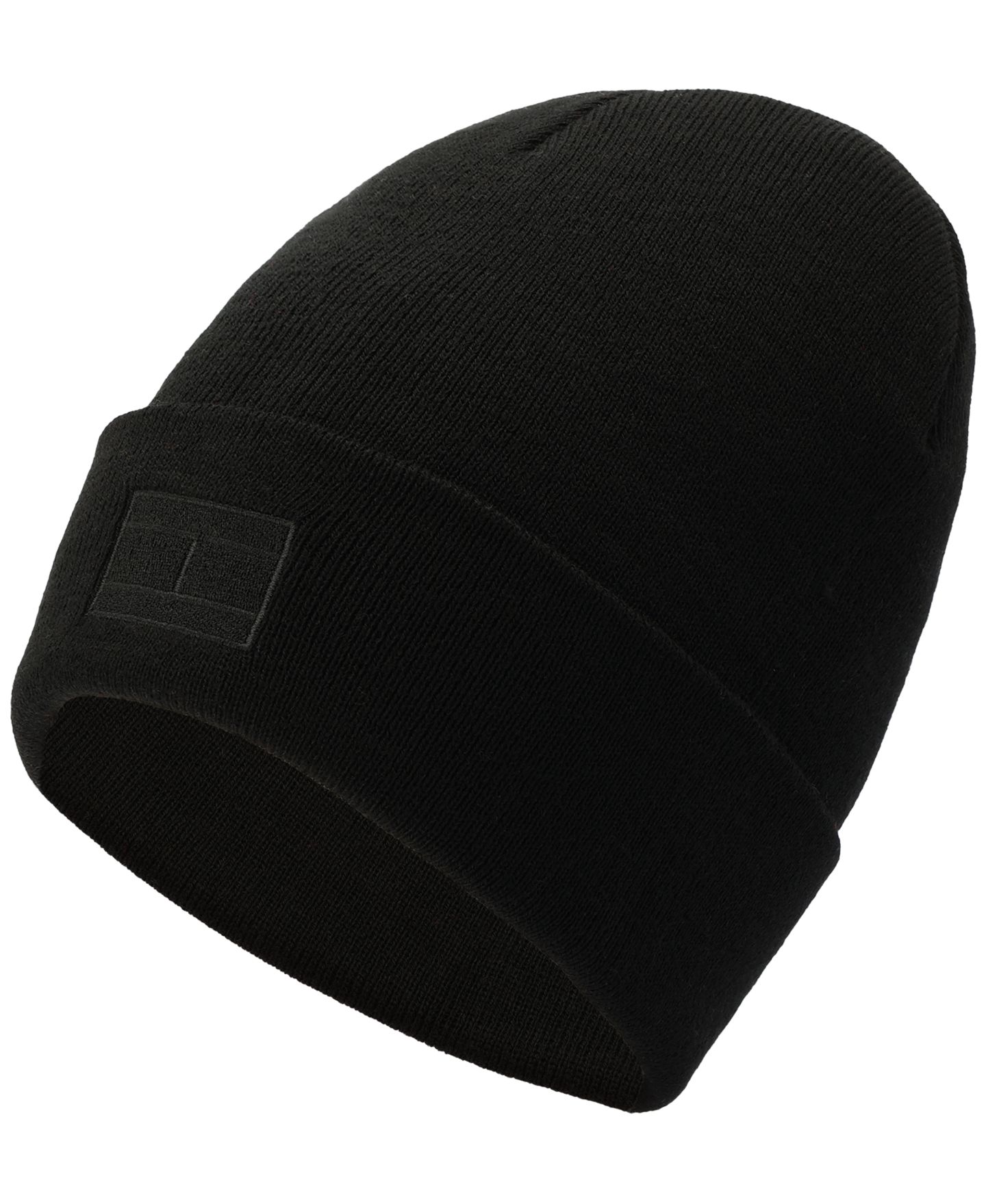 Мужская шапка Tommy Hilfiger Ghost Logo Embroidered Beanie, цвет: Чёрный — фото 4