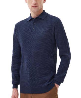 Barbour - Men's Thornbury Long-Sleeve Knit Polo Shirt