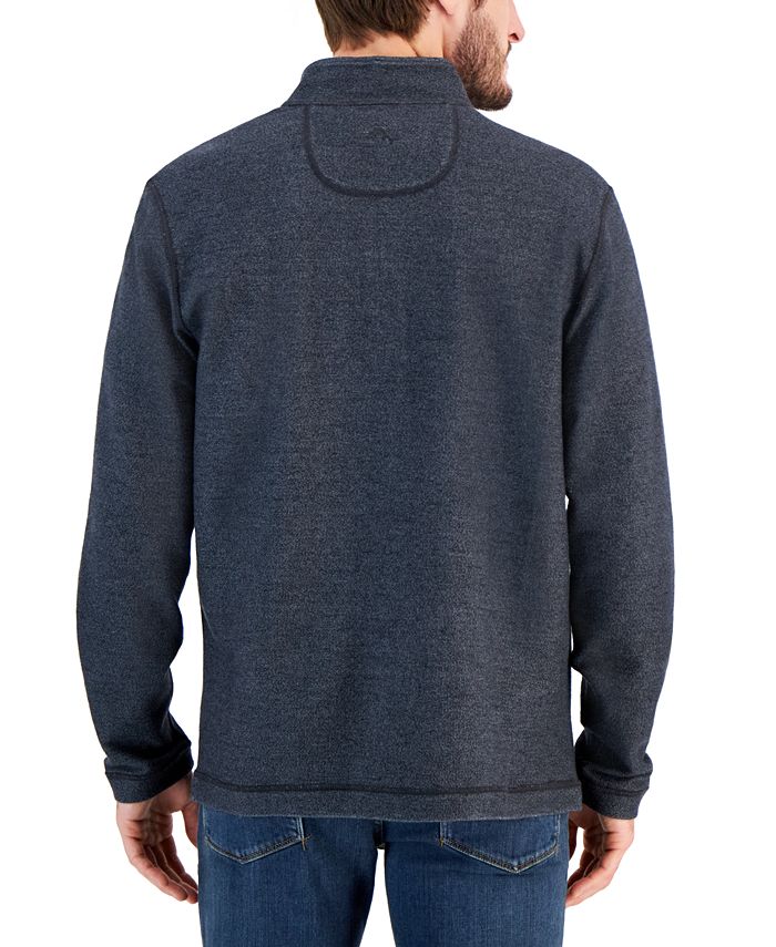 Tommy Bahama Men's Playa Pina Port Quarter Zip Sweatshirt Red Size Small main image 0