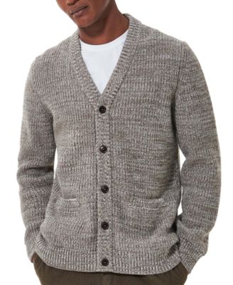 Barbour - Men's Sid Button-Front Heathered Cardigan Sweater