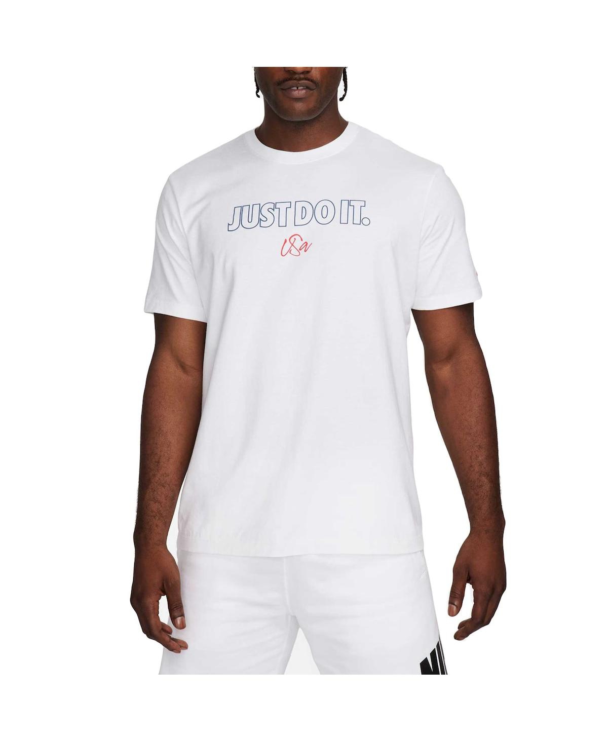 Nike Men's  White Uswnt Just Do It T-shirt