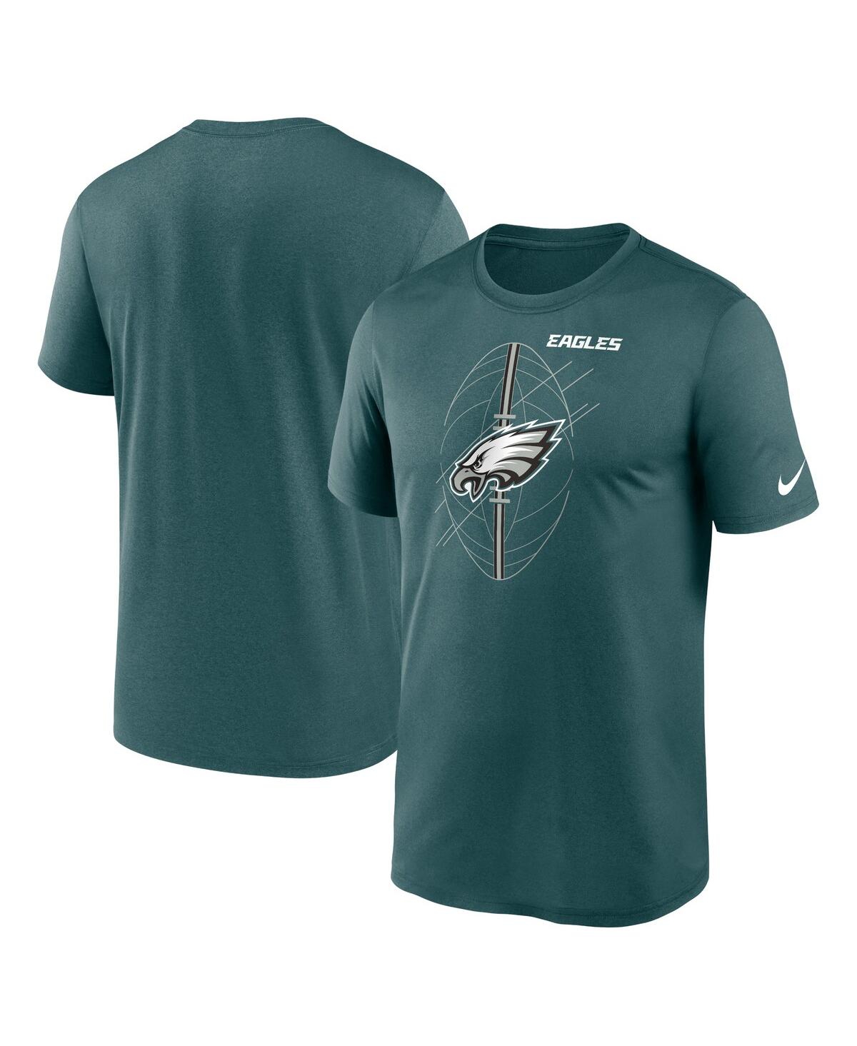 Shop Nike Men's  Midnight Green Philadelphia Eagles Big And Tall Legend Icon Performance T-shirt