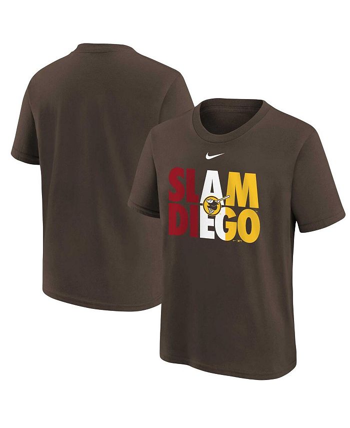 Nike Youth San Diego Padres Brown Large Logo T-Shirt