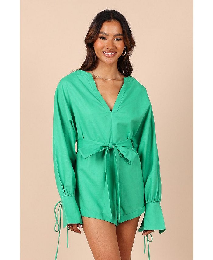 Petal and Pup Womens Dooley Long Sleeve Romper Macy's