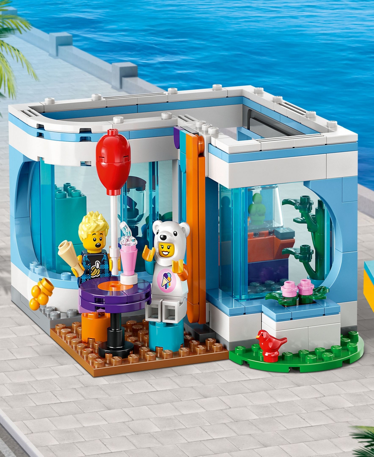 Shop Lego City 60363 Toy Ice Cream Shop Building Set With Minifigures In Multicolor