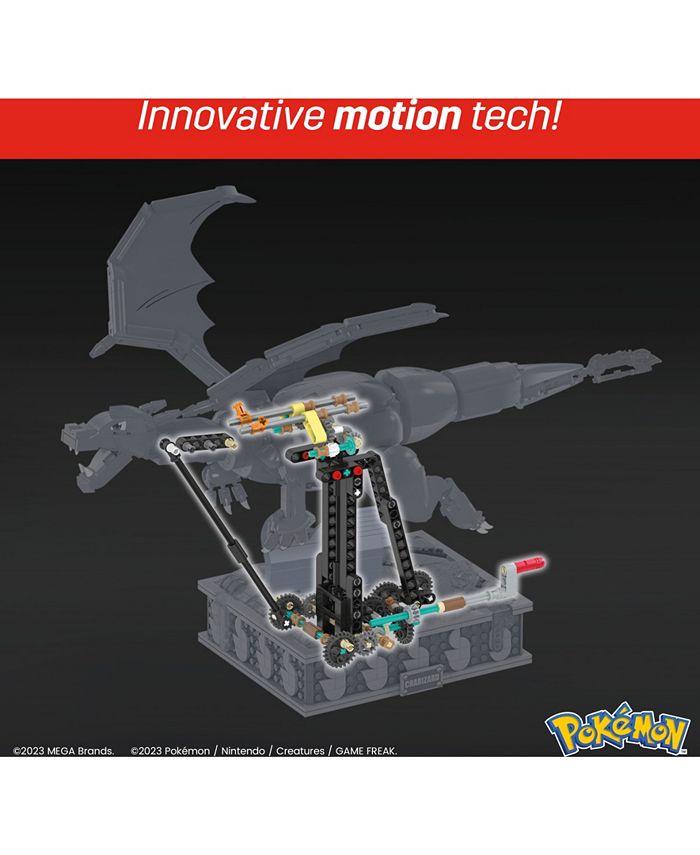 Pokemon MEGA Charizard Building Kit with Motion (1663 Pieces) for
