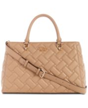 Handbag GUESS Beige in Cotton - 32803960