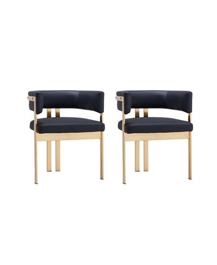 Infinity Luxury Modern Dinning Chair, 2 Piece Set Macy's