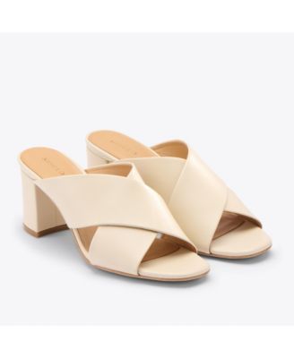 Women's Carina Cross Strap Mule Almond