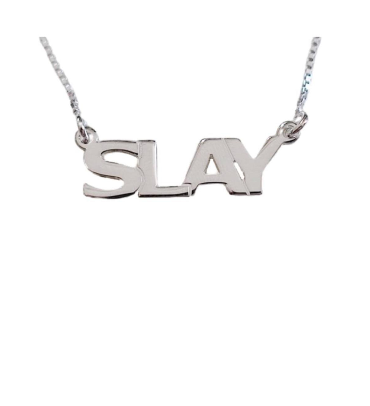 Slay Necklace - Silver