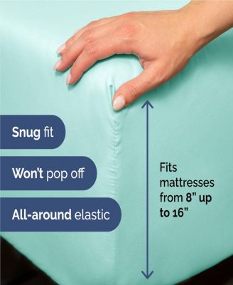 4 Piece Microfiber Sheet Set - Queen