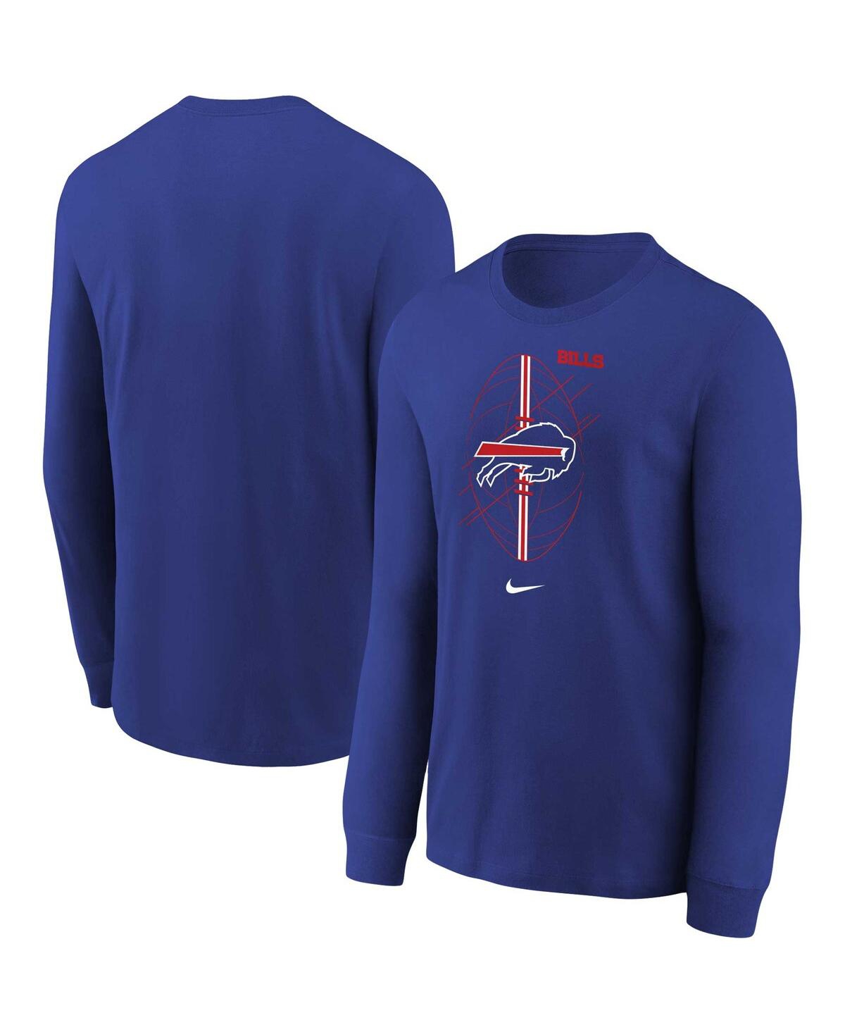 Nike Babies' Preschool Boy And Girls Royal Buffalo Bills Long Sleeve T-shirt