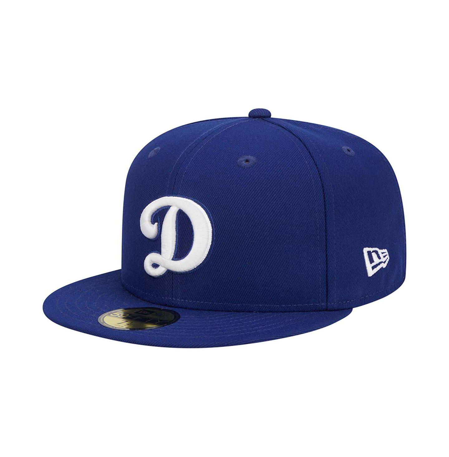 Мужская кепка New Era Royal Los Angeles Dodgers Alternate Logo 2020 World Series Team Color 59FIFTY Fitted Hat — фото 4