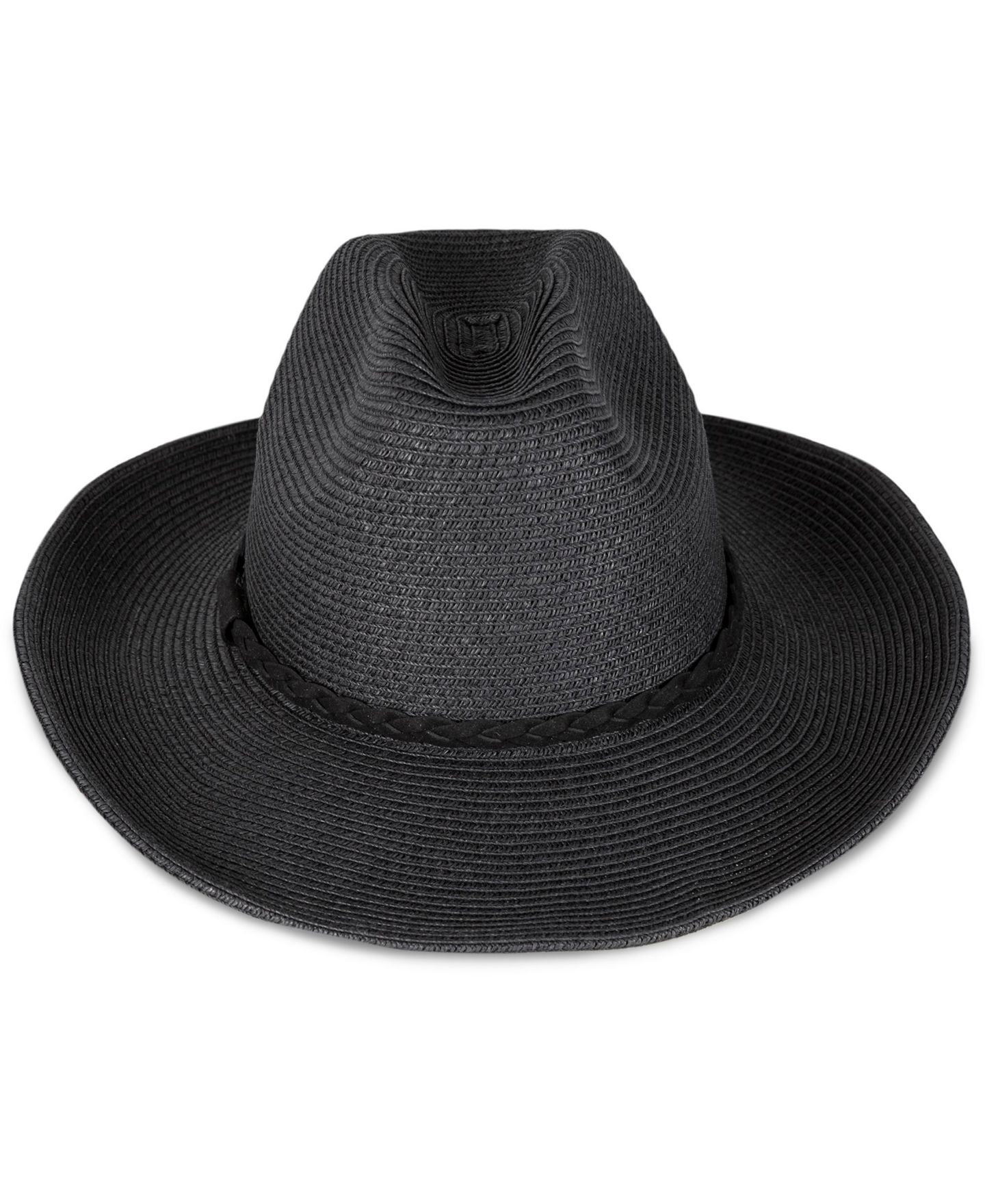 Женский головной убор Lucky Brand Banded Western Hat, цвет: Чёрный — фото 1